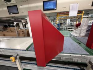 เครื่องดูดควันครัวขนาด 36 นิ้ว 900CFM สแตนเลสสีแดง พร้อมรีโมทคอนโทรล 3 ระดับความเร็ว ไฟ LED แผ่นกรองแบบ Baffle สำหรับใช้ในบ้านและโรงแรม ติดผนัง - Product Image 3