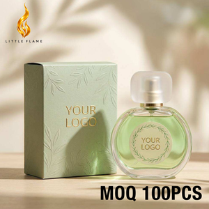 LF Private Label Parfum Botanique en Flacon Rond en Verre OEM Logo Personnalisé Bouchon Givré Thé Vert Intense Bergamote Luxe EDP - Product Image 1