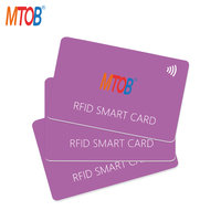 Color personalizado impreso 13,56 MHz PVC NFC RFID MIFARE tarjeta AES ultraligera para la venta al por mayor