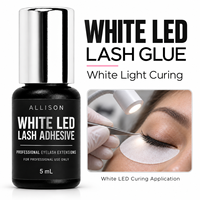 Colle à cils LED personnalisée pour extensions de cils à lumière blanche – Vente en gros
