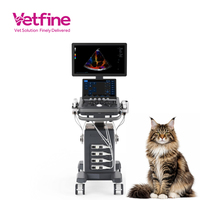 Equipo de Ultrasonido Doppler Color 4D HD para Diagnóstico Clínico, Montado en Carro, para Uso Humano y Veterinario