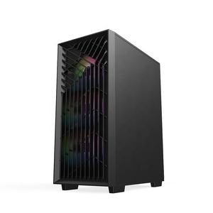 JNP Boîtier d'ordinateur de bureau Atx en verre trempé personnalisé d'usine Boîtier de jeu Mid Tower OEM Ventilateur de refroidissement pour refroidisseur de <span class=keywords><strong>PC</strong></span> - Product Image 2