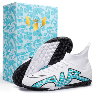 Chaussures de football style Cristiano Ronaldo, montantes, crampons AG, unisexe, tige synthétique, semelle intermédiaire EVA, doublure en mesh, semelle extérieure en caoutchouc, collection Printemps - Product Image 3