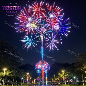 Luces de Árbol de Navidad Multicolor con Iluminación RGB para Paisajes Nocturnos Festivos Vibrantes - Product Image 3