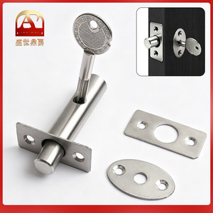 Concealed Door <b>Lock</b> For Pipe Well Stainless Steel Durable Modern Simple Style - Product Image 4