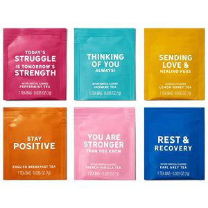 ชุดของขวัญชาฝูเจี้ยนทำมือระดับพรีเมียม 90 ซองชา 6 รสชาติ พร้อมคำคมสร้างแรงบันดาลใจ เหมาะเป็นของขวัญเยี่ยมไข้ - Product Image 3