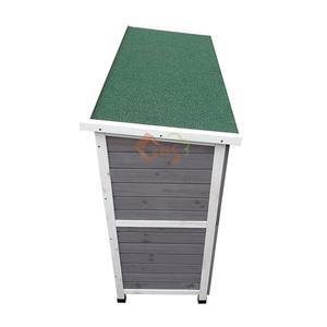 Açık çift katlı 2 katlı tavşan kafesi es ahşap tavşan kafesi tavşan kafesi - Product Image 4