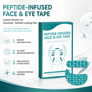 Patchs liftants instantanés pour le visage et les yeux infusés de peptides, marque privée, anti-âge, raffermissants, lissants les rides, sous les yeux, OEM - Product Image 2
