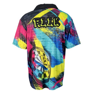 Custom Colorful Sublimation Polo Shirt Graphic Print Quick Dry Breathable Comfortable Polyester Men's Polo Shirts