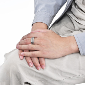 Nordic Viking Rune Titanium Steel <b>Ring</b> Antique Silver Gold Black Unisex Jewelry Gift - Product Image 2