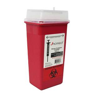 Dùng một lần PP 2 QT sharps bin sharps <span class=keywords><strong>container</strong></span> - Product Image 5