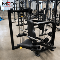 Máquina de entrenamiento de tríceps con pin, máquina de dips sentado, máquina de entrenamiento de fuerza para tríceps para uso en gimnasio