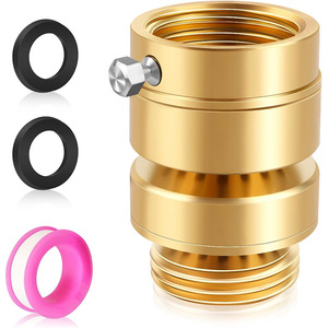 3/4 inch GHT-draad, loodvrij messing <span class=keywords><strong>anti</strong></span>-sifon klep, zelfdrainerende terugslagklep adapter voor buitenkraan - Product Image 1