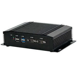 Mini PC Industrial sin ventilador Partaker I23 Core I3 4010Y I5 4200Y Win 10 Pro Dual LAN VGA HD Display Dual COM para uso de escritorio - Product Image 4