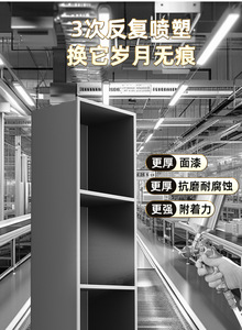 Meuble de niche en acier inoxydable, cloison métallique, mur d'arrière-plan TV, présentoir encastré, étagère de rangement de salle de bain pour articles de toilette - Product Image 5