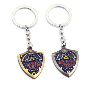 Trò chơi Zelda lá chắn Mặt dây chuyền Keychain kim loại hợp kim <span class=keywords><strong>Key</strong></span> chủ - Product Image 2