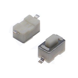 Micro-interrupteur tactile 3x6x[4.3/5]mm 2 broches CMS blanc, bouton-poussoir vertical pour PCB (enroulé sur bobine) - Product Image 5