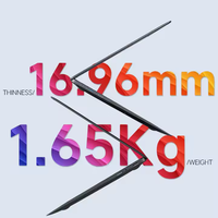 15.6 pollici Ultra-sottile Notebook Business Laptop 256GB disco rigido Intel WiFi leggero per le imprese