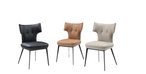 Chaise de salle à manger moderne pour restaurant commercial, en métal et panneau MDF, rembourrée, pour hôtel, <span class=keywords><strong>café</strong></span>, bar, maison, bureau - Vente en gros - Product Image 2