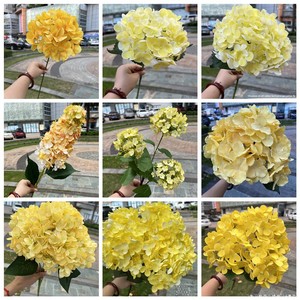 Roses jaunes artificielles de haute qualité en gros pour la décoration de mariage et de la maison - Product Image 3