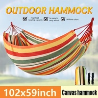 Hamac de camping portable au design moderne, en toile, pliable, pour l'extérieur et la plage, en promotion à prix réduit