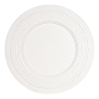 Assiettes de présentation en porcelaine fine de 13 pouces, couleur bonbon, style luxe léger, en céramique, pour mariage, maison, hôtel, fête - Vente en gros