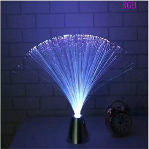 Intermitente estrella flor cielo Festival atmósfera lámpara de noche de Día de San Valentín LED RGB un "estallido" Fuegos artificiales de fibra óptica látigo Luz - Product Image 4