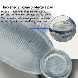 Dispositivo Ajustable para el Cuidado de los Pies con Perilla para Hallux Valgus en Pies Izquierdo y Derecho, Alivia/Corrige el Problema del Dedo Gordo del Pie con Separador de Dedos de Silicona - Product Image 3
