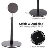 Support de tablette magnétique en alliage d'aluminium réglable en hauteur pour téléphone de bureau Compatible avec le téléphone magsafe pour iPhone 12 13 14 15 Pr