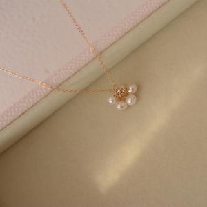 Versátil Collar de Perlas Naturales de Agua Dulce con Baño de Oro de 14k, Joyería Fina de Estilo Sencillo, Cadena para Clavícula, Wenchi China - Product Image 4