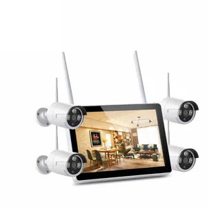 عرض خاص كاميرا ip لاسلكية 12 بوصة LCD cctv مخفية واي فاي