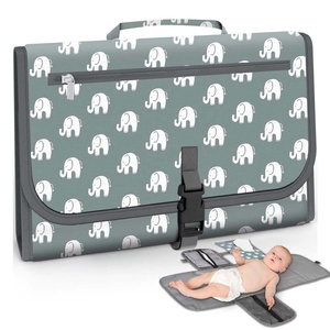 Tout nouveau luxe tissu bébé sacs à couches humide pour bébé <span class=keywords><strong>sac</strong></span> à <span class=keywords><strong>langer</strong></span> panier bébé couche matelas à <span class=keywords><strong>langer</strong></span> - Product Image 5