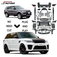 Kit carrosserie en matériau PP ABS de nouvelle conception pour Land Rover Ranger Rover Sport L494 2013-2017 SE HST HSE, mise à niveau vers 2022 SVR
