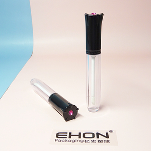 Unique Shine Rhinestone Decor Diamond Lip Gloss Packaging <b>Plastic</b> Liquid Lipstick Container Empty Lipgloss <b>Tubes</b> Makeup - Product Image 3