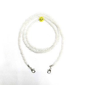 Cadena para Gafas y Mascarillas con Cara Sonriente, Cuentas de Vidrio Coloridas, Unisex, Primavera 2023, Origen Jinhua - Product Image 5