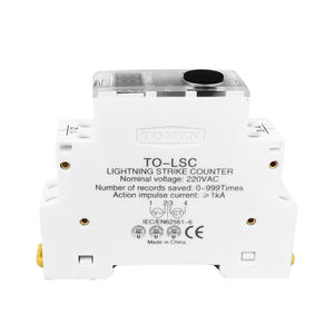 TOMZN Din Rail display a LED SPD contatore di fulmini 220V 50/60Hz 0-999 volte TO-LSC - Product Image 5