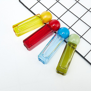 Wholesale available colored thickened glass <b>perfume</b> dispenser bottles, 30ml travel-portable pump spray <b>perfume</b> bottles. - Product Image 2