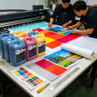 Encre à solvant à faible odeur en gros pour têtes d'impression STARFIRE 1024 10PL 25PL, idéale pour l'impression sur toile de caissons lumineux publicitaires extérieurs