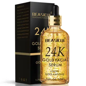 NEW Skin Care Serum Private Label Anti Aging Wrinkle Dark Spot 24k Gold Serum For Whitening 24k Gold Face Serum