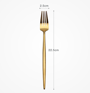 DFL0317 Portugal Juego de Cubiertos de Acero Inoxidable 304, Cuchillo para Carne, Tenedor, Cuchara, Juego de Cuatro Piezas de Cubiertos Occidentales, Cuchara para Postre, Tenedor, Cuchillo - Product Image 3