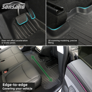 Tappetini Auto Completi SONSANG, Antiscivolo, Inodore, Lussuosi Tappetini 5D in TPE per SUV RHD 7 Posti Toyota Rush - Product Image 4