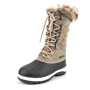 Scarpe Leggere Antiscivolo <span class=keywords><strong>da</strong></span> Esterno, Stivali <span class=keywords><strong>da</strong></span> <span class=keywords><strong>Neve</strong></span> con Pelliccia a Metà Polpaccio per Uomo e Donna, <span class=keywords><strong>Calzature</strong></span> Invernali - Product Image 2