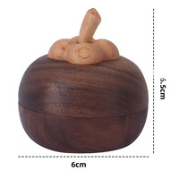 Diffuseur d'huiles essentielles en bois de mangoustan, design moderne pour la décoration de la maison, en bois de noyer noir, diffuseur d'huiles aromatiques
