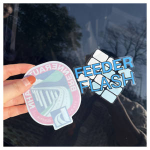 UV resiste PVC spesso proteggere all'interno di utilizzare la faccia anteriore con stampa invertita appiccicosa per essere visto dall'esterno del finestrino dell'auto all'interno dell'adesivo - Product Image 2