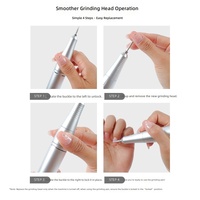 Perceuse à ongles électrique personnalisée 45000, machine à ongles électrique avec kit d'embouts