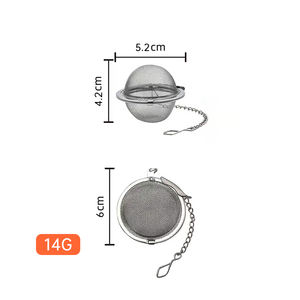 Forma di cuore sfuso tè infusore palla in acciaio inox amore maglia Fine tè caldo infusore palla filtro per tè - Product Image 4