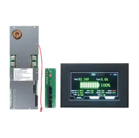 LVNOON Batterie au lithium-ion Lifepo4 Bms 16s 48v Lifepo4 200a Accessoires de batterie Jikong Bms V19 Écran LCD 4.3 pouces