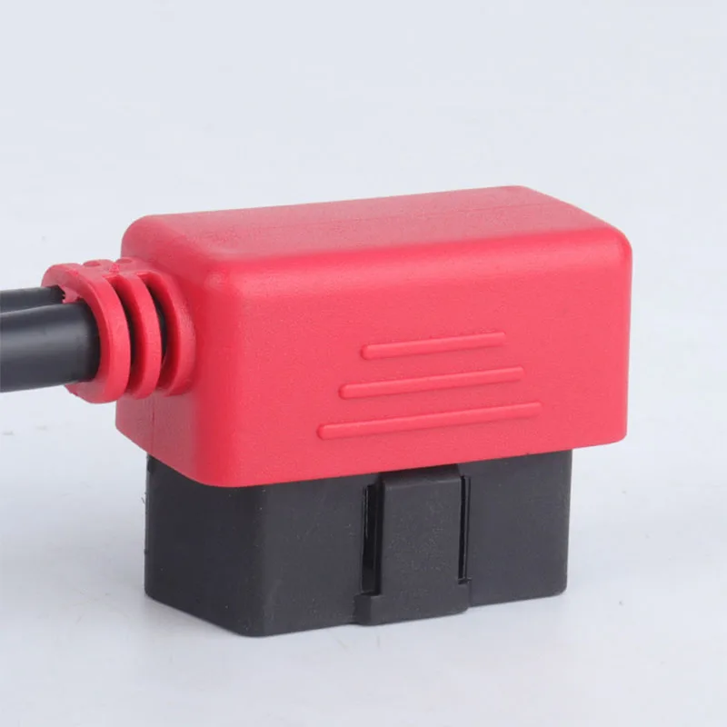 OBD2 elbow 1 to 2 adapter extension cable OBD extension line 12v 16 pin core wire splitter for automobile