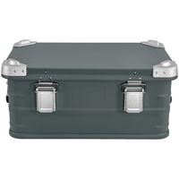 Boîte de rangement tout-terrain en aluminium, robuste, avec couvercle, poignées et loquets pour benne de camion, SUV, camping, équipement de camping en plein air