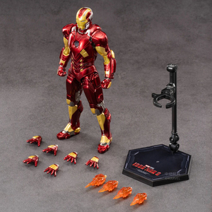Zd Toys <span class=keywords><strong>Iron</strong></span> <span class=keywords><strong>Man</strong></span> Originale Genuino Marvel Edizione 10° Anniversario - <span class=keywords><strong>Iron</strong></span> <span class=keywords><strong>Man</strong></span> Mk11 Non Luminoso 1/10 <span class=keywords><strong>Action</strong></span> Figure con Articolazioni Mobili - Product Image 2
